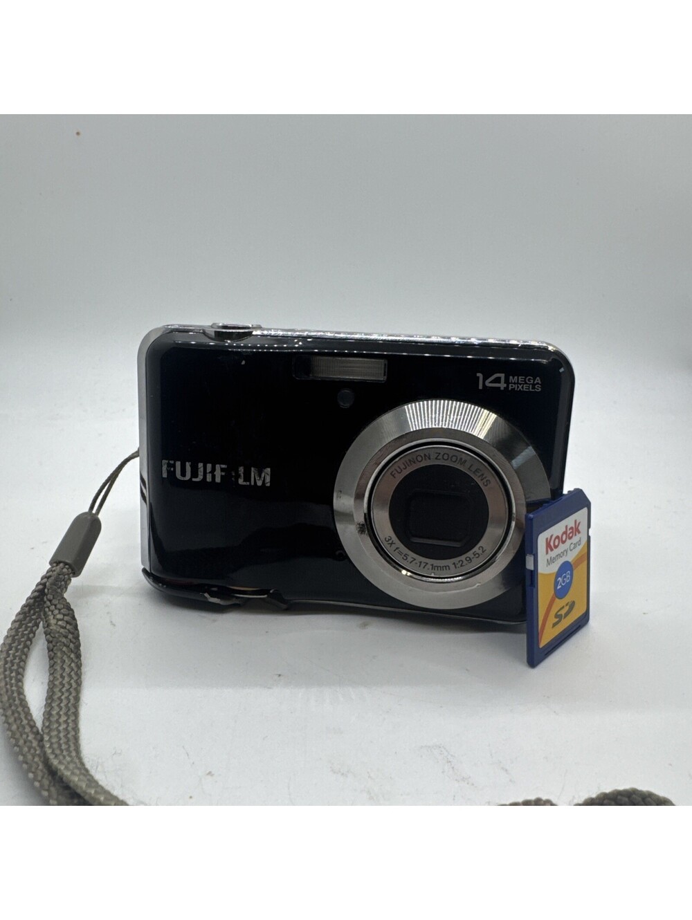 Fujifilm FinePix AV190 14.0MP Digital Camera, Black - Tested Works Screen Defect